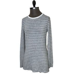 Athleta Long Sleeve Tee Striped Long Sleeve Athleisure Top XXS